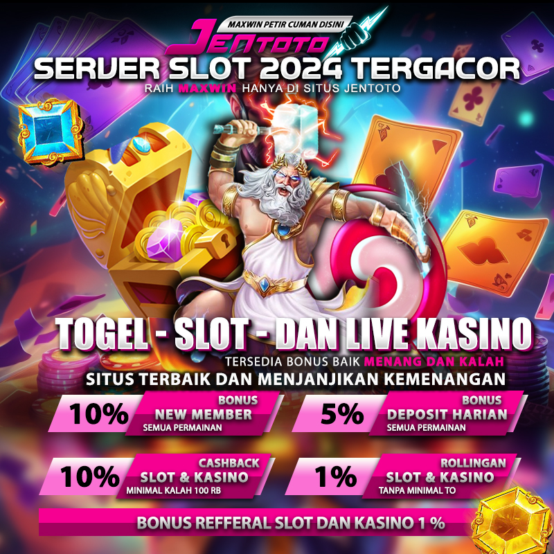 Situs Togel, Slot, dan Casino Jentoto Populer di Indonesia