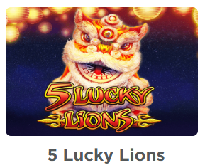 Play 5 Lucky Lions Slot: Lucky Lions Bring Big Profits